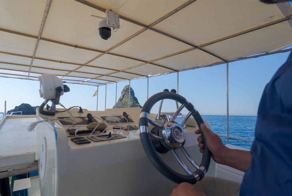 escusioni in barca -dettaglio guida